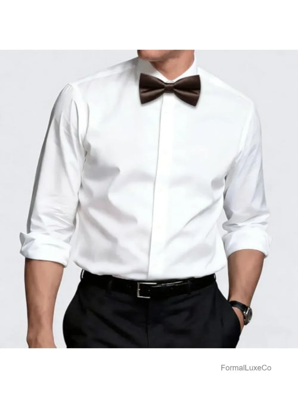 5pc Men's Silk Tie Set Pre-Tied Bowtie Pocket Square Cufflinks Lapel Pin Gift
